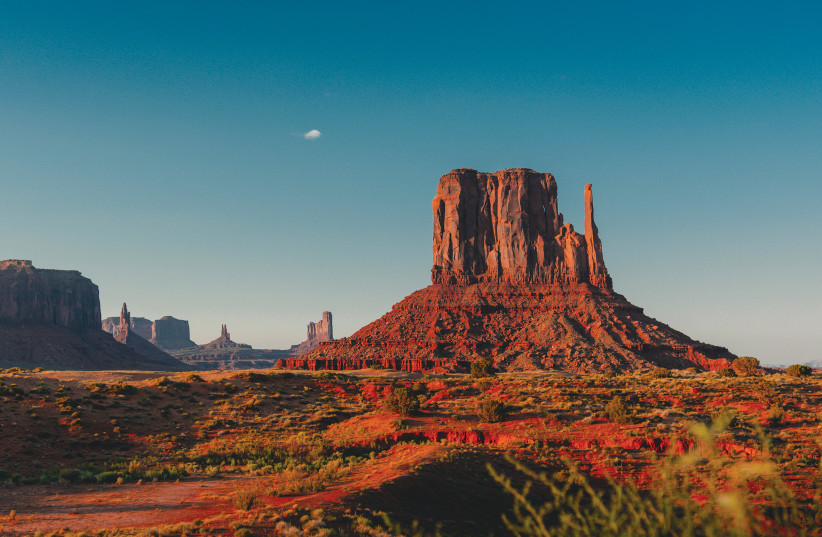  ‘THE SEARCHERS’ was filmed at Monument Valley, on the Utah-Arizona state line.  (photo credit: Gautier Salles/Unsplash)