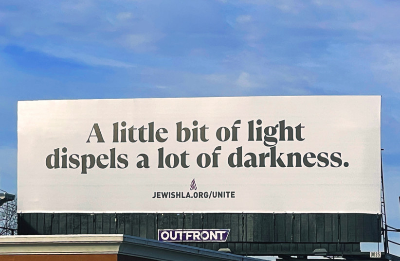 Why are Los Angeles billboards covered with inspirational Jewish quotes? - Vimarsana News