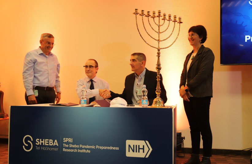  Sheba Medical Center and the NIH launch new research center. (photo credit: SHEBA MEDICAL CENTER)