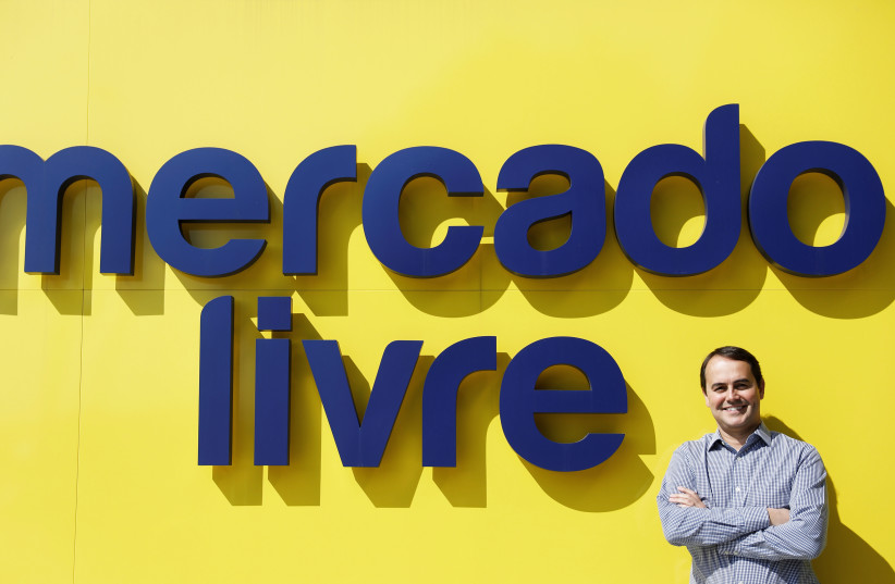  Stelleo Tolda, Chief Operating Officer (COO) of MercadoLibre (Online marketplace company) poses at the entrance of the company's headquarters in Sao Paulo, Brazil, July 10, 2017. (photo credit: REUTERS/NACHO DOCE)