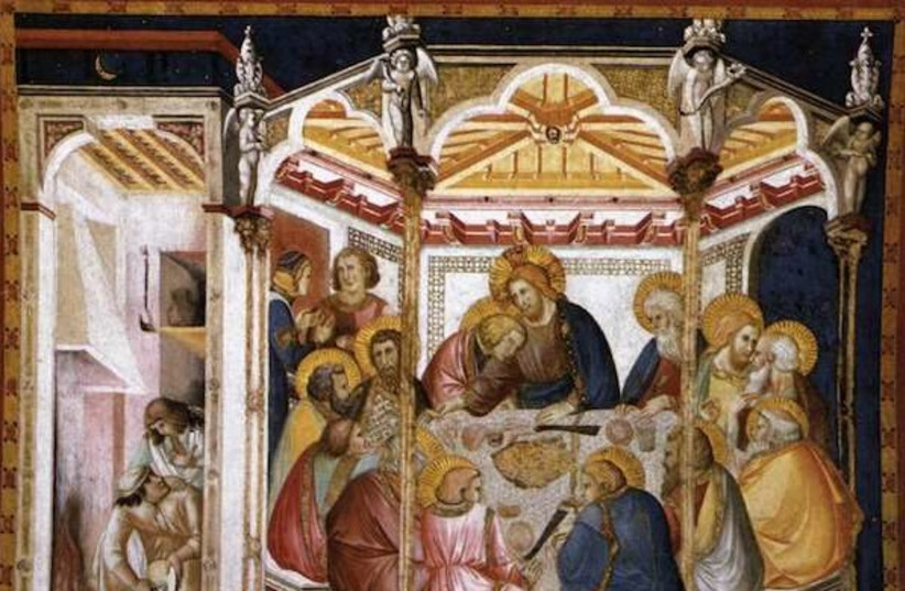  Last Supper (1320), by Pietro Lorenzetti (credit: WIKIMEDIA)