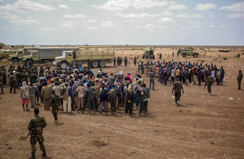 Over 200 al-Shabaab fighters surrender to the African Union Mission in Somalia (AMISOM), September 2012. (credit: AMISOM PUBLIC INFORMATION/CC0/VIA WIKIMEDIA COMMONS)