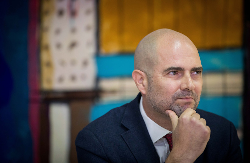  Amir Ohana seen during a welcome ceremony for him at the Ministry of Justice in Jerusalem on June 23, 2019.  (credit: YONATAN SINDEL/FLASH 90)
