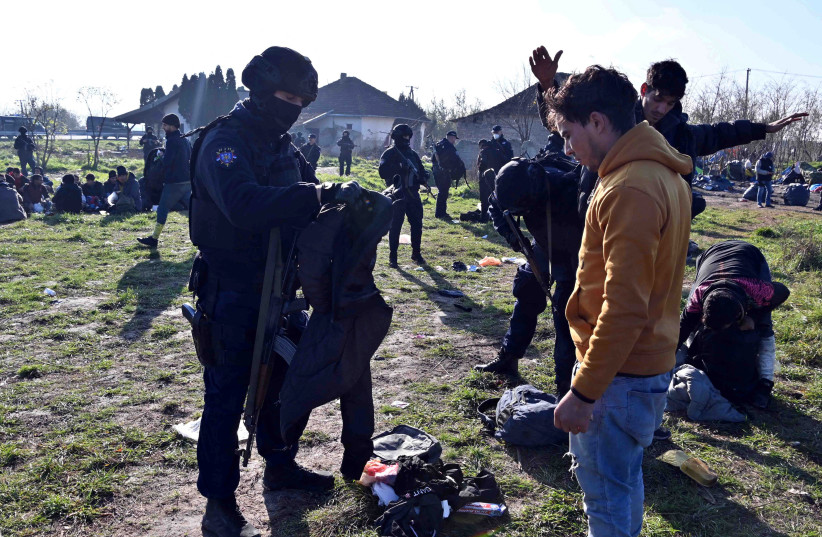  Serbian police find migrants after shootout near Hungarian border (credit: Ministry of Interior of the Republic of Serbia/Handout via REUTERS)