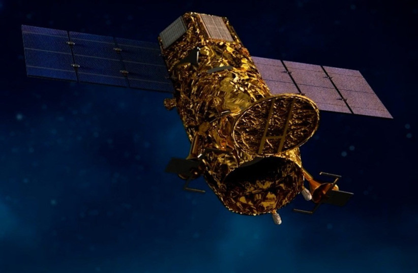  The EROS-C3 satellite in space. (credit: IAI)