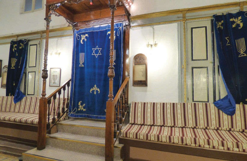  THE RESTORED Portuguese synagogue on Izmir’s Synagogues Street. (photo credit: MANOS ANGELAKIS)