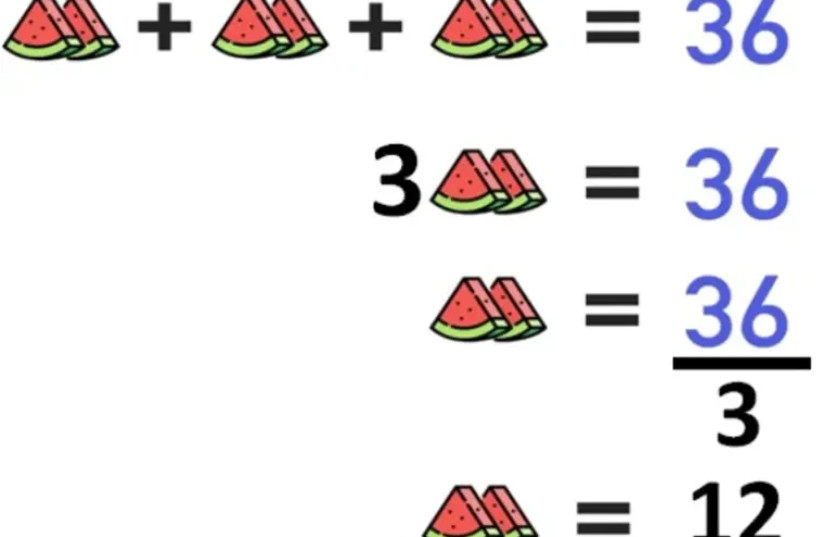  A pair of watermelon slices is worth 12 points. (credit: Tiktok/Maariv)