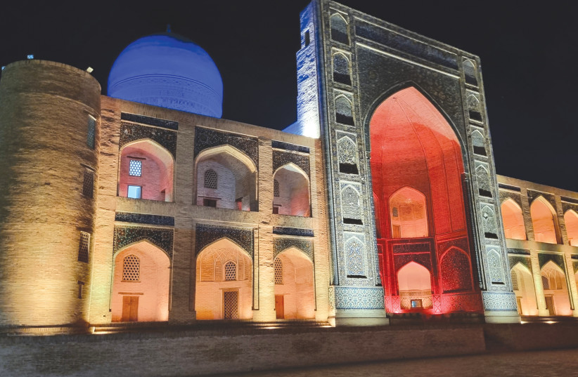 A MADRASA in Bukhara’s main square.  (credit: @MarkDavidPod   )
