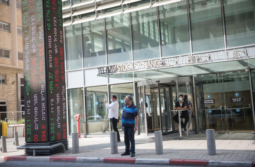  THE TEL AVIV Stock Exchange. (credit: MIRIAM ALSTER/FLASH90)