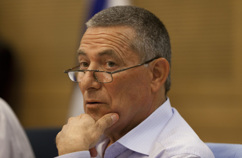 Doron Almog attends an Internal Affairs committee meeting at the Knesset on November 6, 2013. (credit: FLASH90)