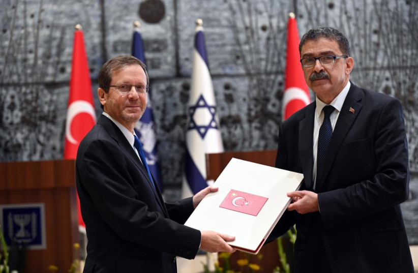 Turkish ambassador to Israel presents credentials to Isaac Herzog - Israel News - Vimarsana News