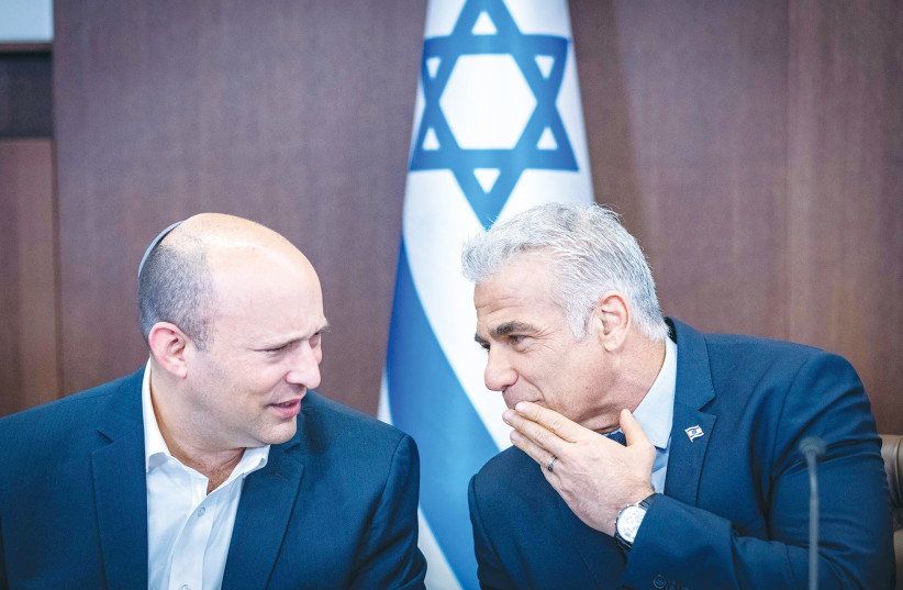  SUCCESSIVE ISRAELI governments, including the so-called government of change of 2021-2022 headed by Naftali Bennett and Yair Lapid, succeeded in convincing the world that the occupation is temporary, says the writer. (photo credit: OLIVIER FITOUSSI/FLASH90)