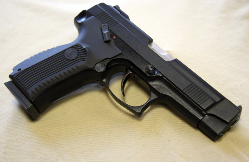  Handgun. (photo credit: Wikimedia Commons)