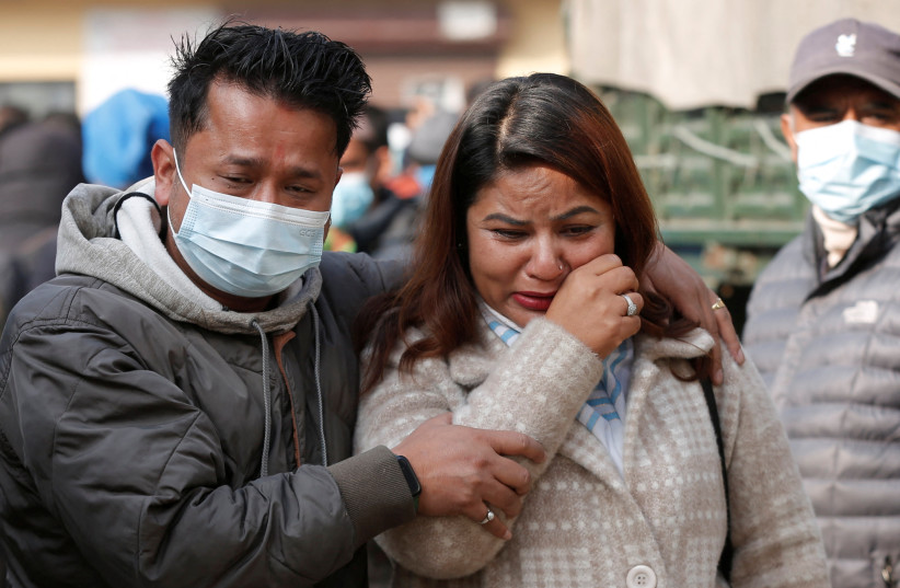  Aftermath of Yeti Airlines plane crash, in Pokhara (credit: REUTERS)
