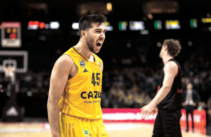  TAMIR BLATT’S career has been on a good trajectory and the 25-year-old Israeli is a key part of the rotation for an Alba Berlin team that is first in the German league. (photo credit: Alba Berlin/Courtesy)