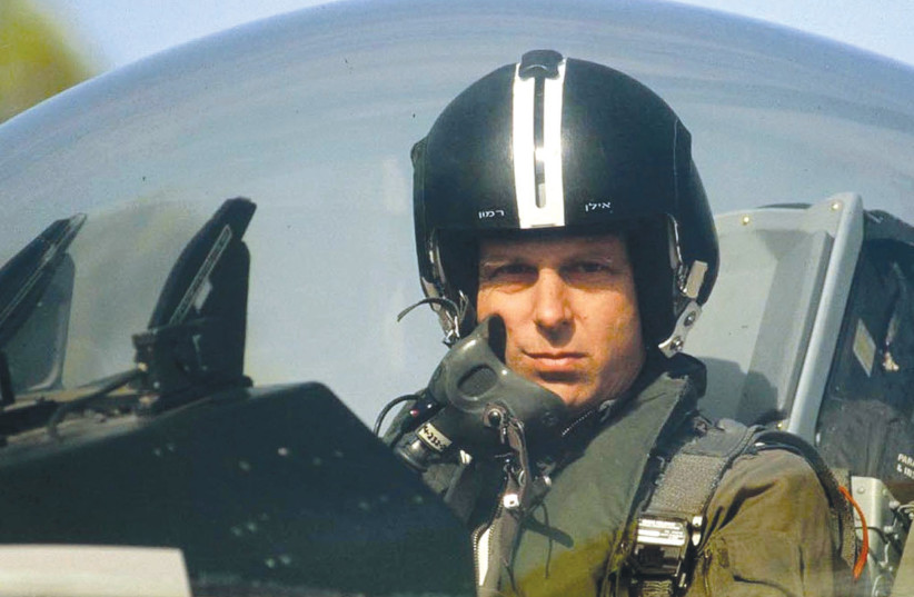  Col. Ilan Ramon, the first Israeli astronaut, who died in the Columbia Space Shuttle disaster on February 1, 2003, is seen aboard an F-16 in this undated file photo. At 26, Ramon was the youngest pilot to take part in the June 7, 1981, Israeli air raid on Iraq’s Osirak nuclear reactor core.  (credit: REUTERS)