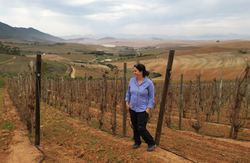  IN SWARTLAND, South Africa: Noa Moaz is as up to date as tomorrow.  (photo credit: NOA MAOZ)