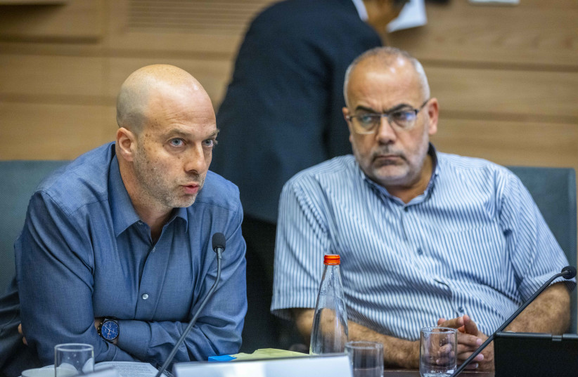  Legal Advisor to the Knesset, attorney Gur Bligh attends a Law and Constitution Committee meeting, during a discussion on preparing proposoals for the ''Defendant's Law'' and the law to dissolve the Knesset, in the Israeli parliament, on June 26, 2022 (credit: OLIVIER FITOUSSI/FLASH90)