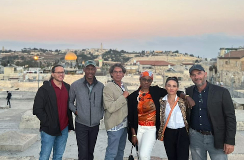  Delegation of film makers from Nigeria in Israel (photo credit: ISRAELI EMBASSY IN NIGERIA)