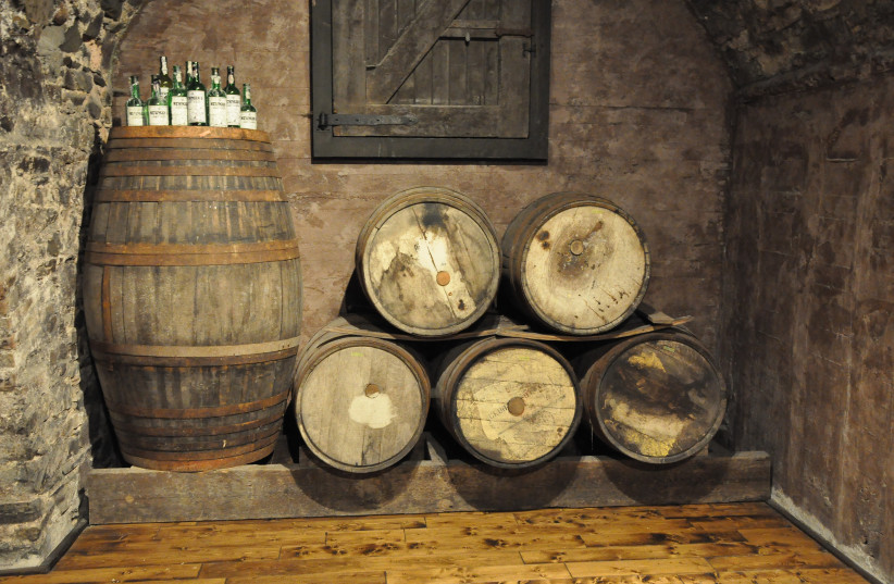  Ancient wine barrels. (photo credit: FLICKR)