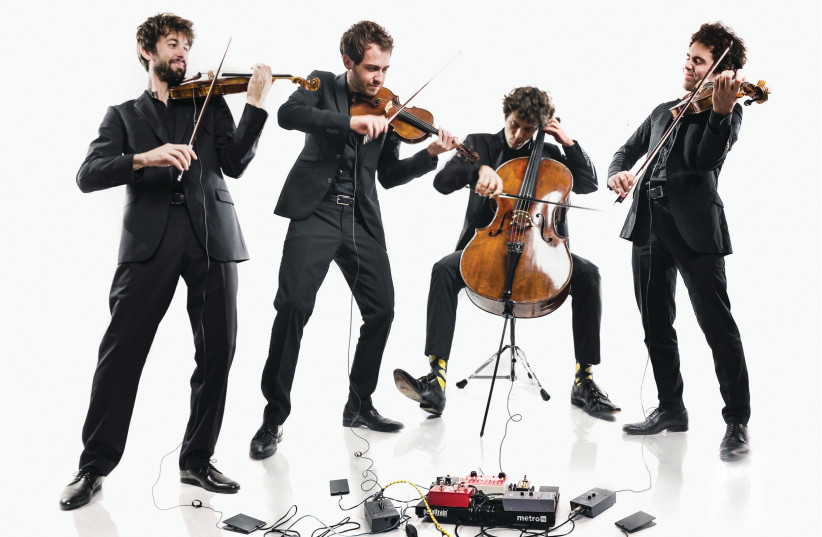  THE VISION Quartet – energetic, madcap, vivacious, irrepressible, farcical, dynamic, exciting and – yes – excellent musicians. (photo credit: Sander Stuart)