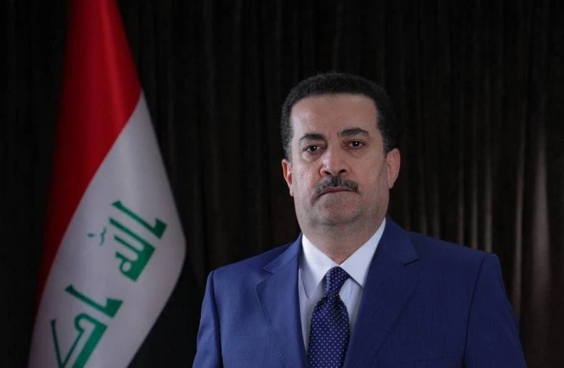 Iraq's Prime Minister Mohammad Shia al-Sudani (credit: HASAN MAZIN/CC BY-SA 4.0 (https://creativecommons.org/licenses/by-sa/4.0)/VIA WIKIMEDIA COMMONS)