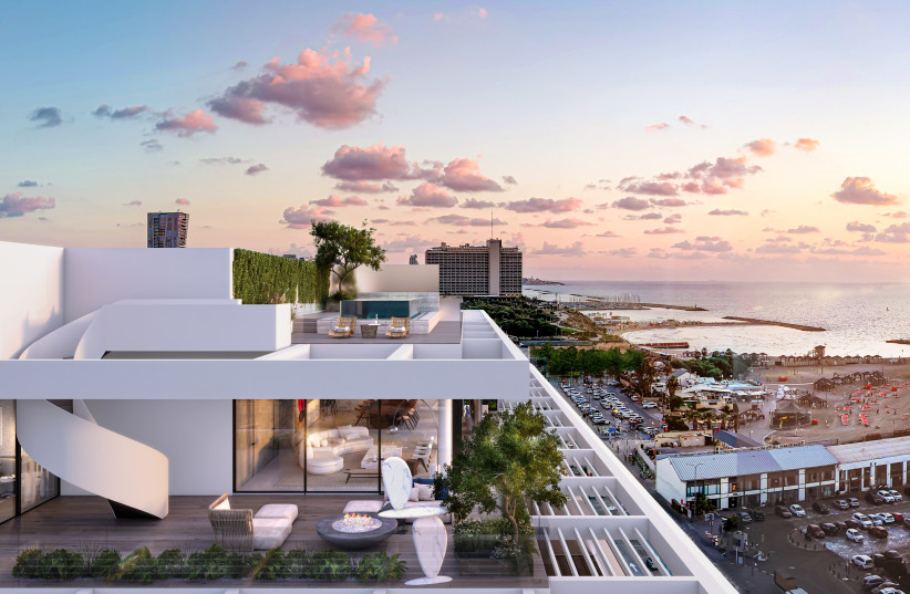  The penthouse at Port TLV Residence (photo credit: View point )