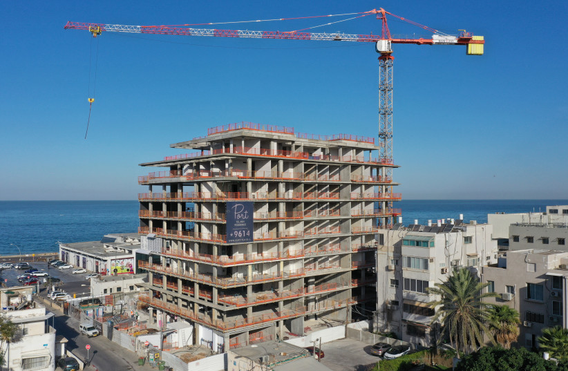  Construction on Port TLV Residence is in advanced stages (credit: AMIT GOSHER)