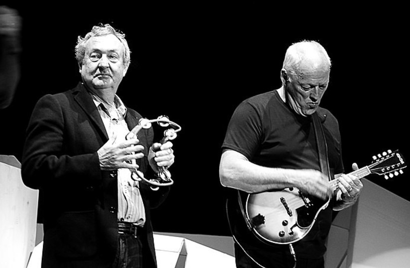 Nick Mason et David Gilmour de Pink Floyd. (crédit : Wikimedia Commons)