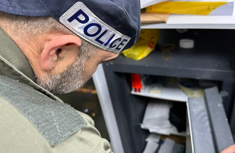 Evidence confiscated by Israel Police as part of the 'Black Billion' raid, February 8, 2023 (photo credit: ISRAEL POLICE)