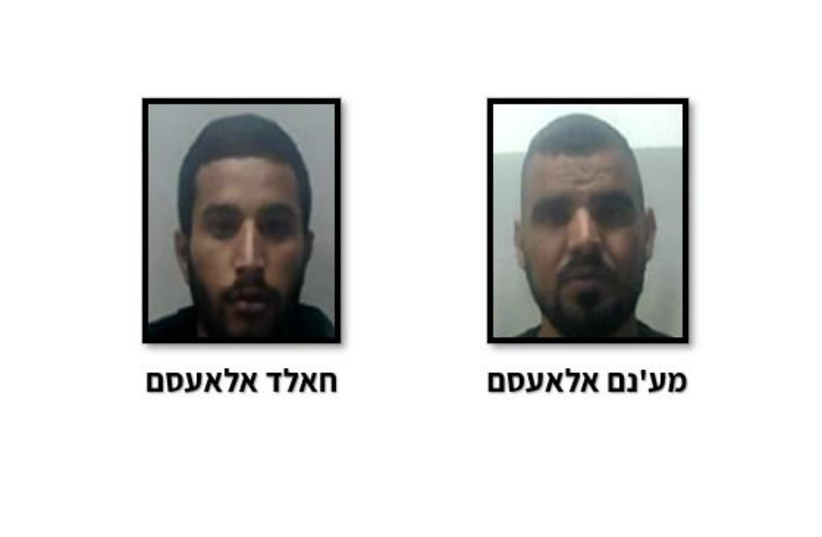 Israeli citizens living in the Negev region, Khaled al-Asam and Maanam al-Asam, were arrested in January with a police declaration of intent to indict to be filed Thursday and an indictment expected in the coming days.. (credit: Shin Bet Communications)