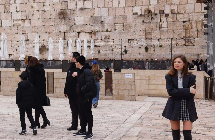  The Western Wall is seen in a photo taken February 9, 2023  (credit: MARC ISRAEL SELLEM/THE JERUSALEM POST)