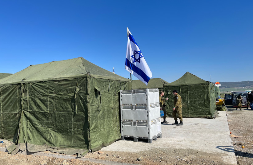 The Israeli field hospital in Turkey, aiding victims of the devastating earthquakes across the country (credit: MICHAEL STARR)
