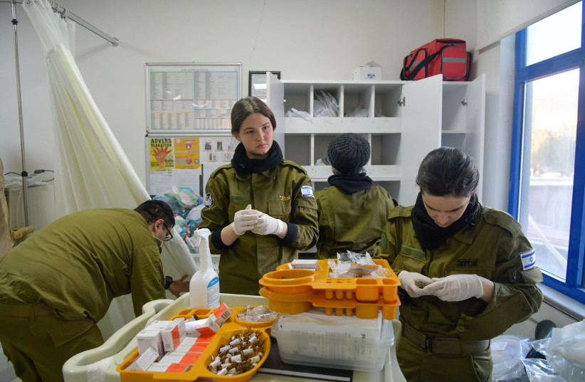  The IDF's aid operation sets up inside a Turkish hospital in order to treat those wounded in the deadly earthquakes, February 10, 2023. (credit: IDF SPOKESPERSON'S UNIT)