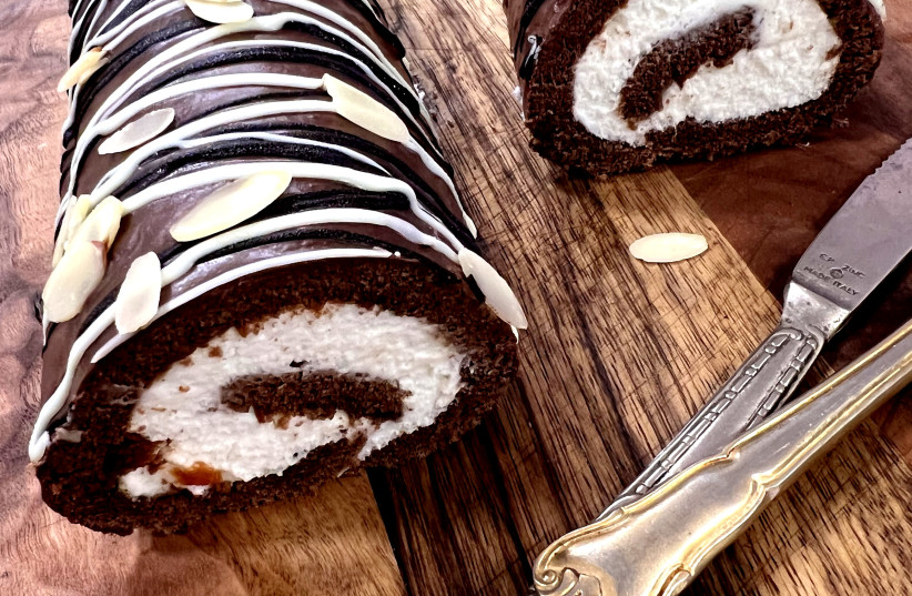  Chocolate cream cake rolls (photo credit: PASCALE PEREZ-RUBIN)