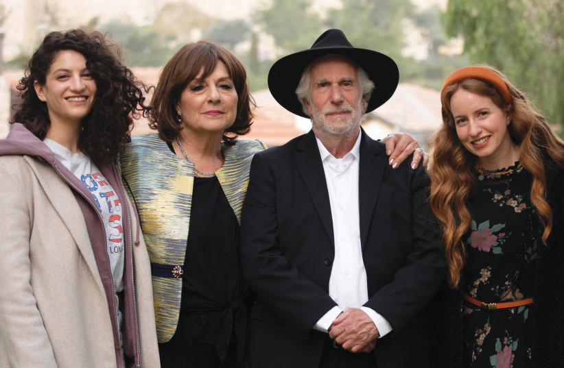  MARNINA SCHON (left) with her ‘Chanshi’ co-stars Caroline Aaron, Henry Winkler and Aleeza Chanowitz. (photo credit: VERED ADIR/HOT)
