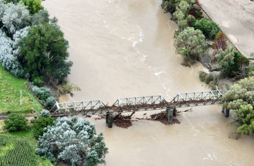  PREVIEW XML A view of flood damage in the the aftermath of cyclone Gabrielle in Hawke?s Bay, New Zealand, in this picture released on February 15, 2023 (photo credit: NEW ZEALAND DEFENSE FORCE VIA REUTERS)