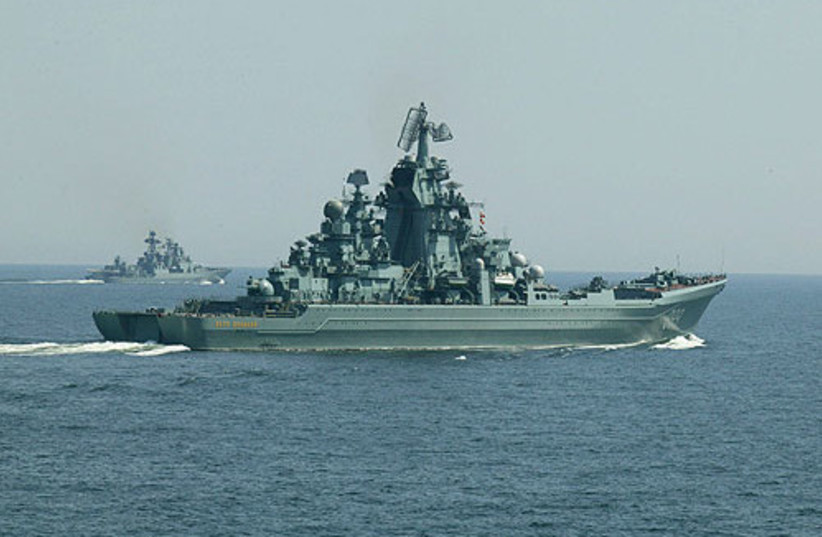  Tactical exercises of the Russian Navy (credit: Wikimedia Commons)