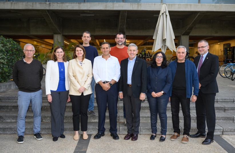  Nasa Executive delegation meets with the ULTRASAT team at the Weizmann Institute of Science, January 2023. (credit: COURTESY WEITZMAN INSTITUTE OF SCIENCE)