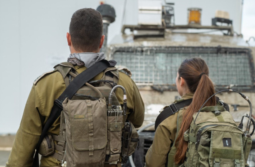 Commander 'K' and deputy commander 'A' of the IDF unit that neutralized the Jericho terror cell (credit: IDF SPOKESPERSON'S UNIT)