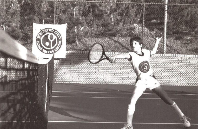  Yoni Erlich as a kid in Haifa. (credit: Israel Tennis & Education Centers/Courtesy)