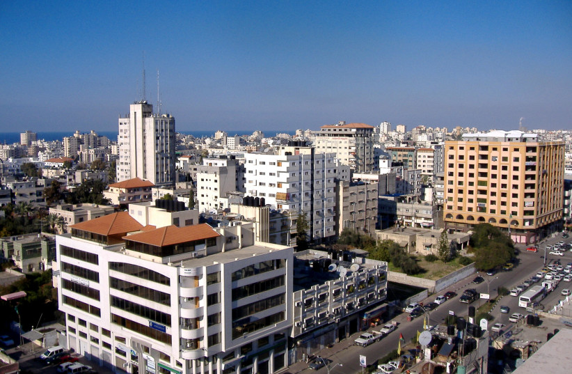 Gaza City (credit: ONEARMEDMAN/PUBLIC DOMAIN/VIA WIKIMEDIA COMMONS)