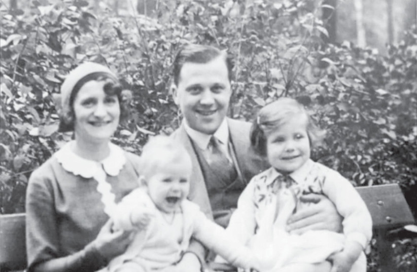  FRITZ AND Frieda Kuhn sit with their two children, Rita (right) and Hans, in Berlin, circa 1932. Frieda converted to Judaism; her husband and two children were imprisoned during the Rosenstrasse protest.  (photo credit: Ruth Wiseman/Rosenstrasse Foundation)