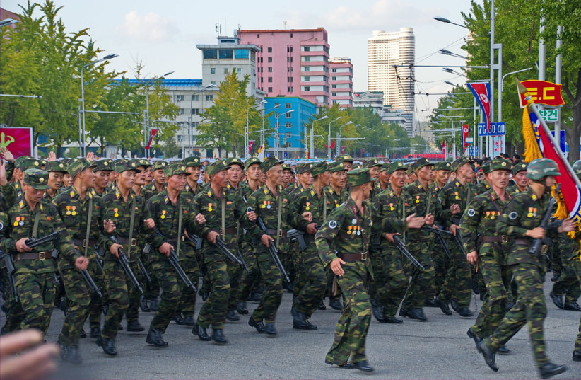  Military parade in Pyongyang (credit: FLICKR)