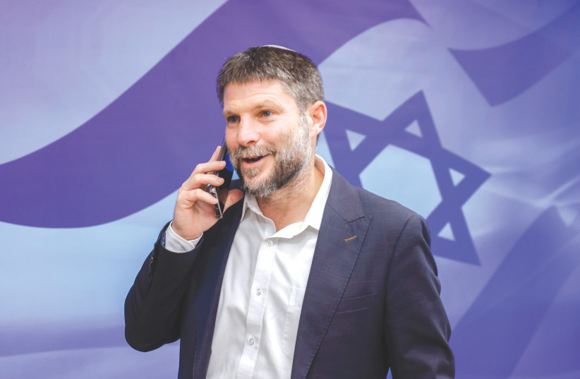  BEZALEL SMOTRICH – facing global and Israeli outrage, he is trying to whitewash his tracks by making ludicrous claims that he meant something entirely different than what he said, according to the writer. (photo credit: MARC ISRAEL SELLEM/THE JERUSALEM POST)