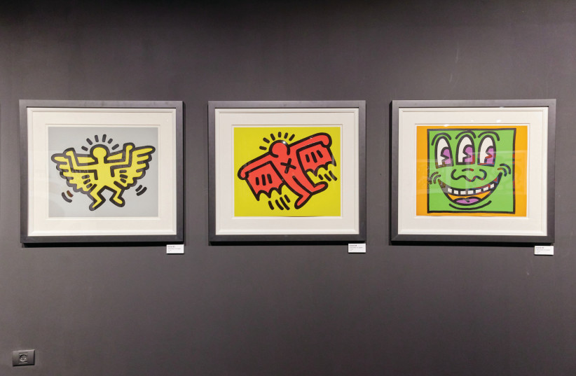  THE WORKS of Keith Haring.  (credit: SHOOKA COHEN)
