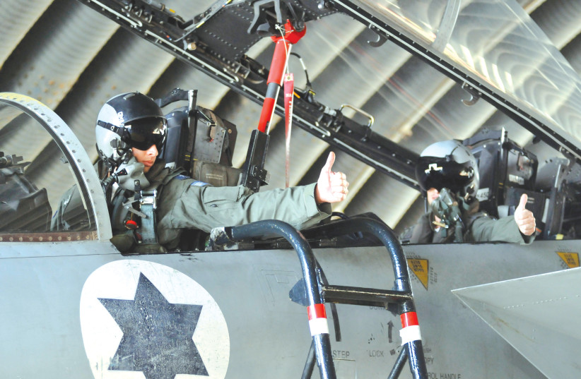  ISRAELI FIGHTER pilots are extremely vulnerable to prosecution for war crimes under international criminal law. (photo credit: YOSSI ZELIGER/FLASH90)
