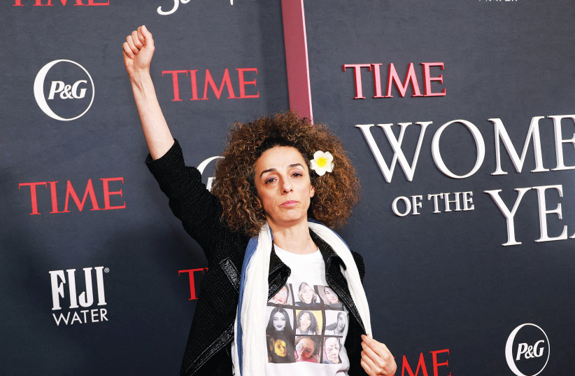  IRANIAN-AMERICAN activist Masih Alinejad attends ‘TIME’ magazine’s Second Annual Women of the Year Gala, in Los Angeles, earlier this month. (photo credit: AUDE GUERRUCCI/REUTERS)