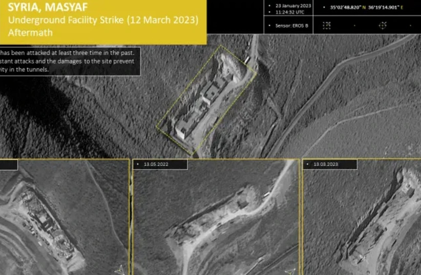 Documentation satellite du lieu de l'attaque (crédit photo : ISI/MAARIV)