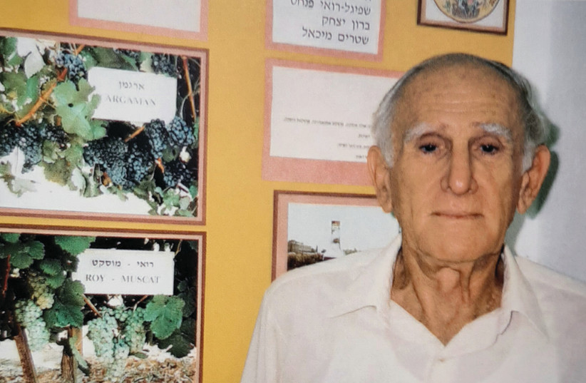  PROF. ROY SPIEGEL was the creator of Argaman, an Israeli grape variety. (credit: From ‘The Bible of Israeli Wines’ by Michael Ben-Joseph, Mordan Publishing House, 2022)